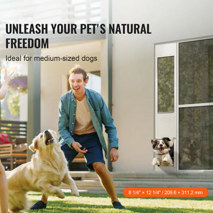 Sliding Glass Door Adjustable Height Doggy Door