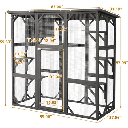Cat Enclosure Large Outdoor Catio