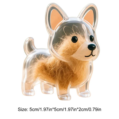 Cartoon Dog Shape Dog Hair Storage Box
