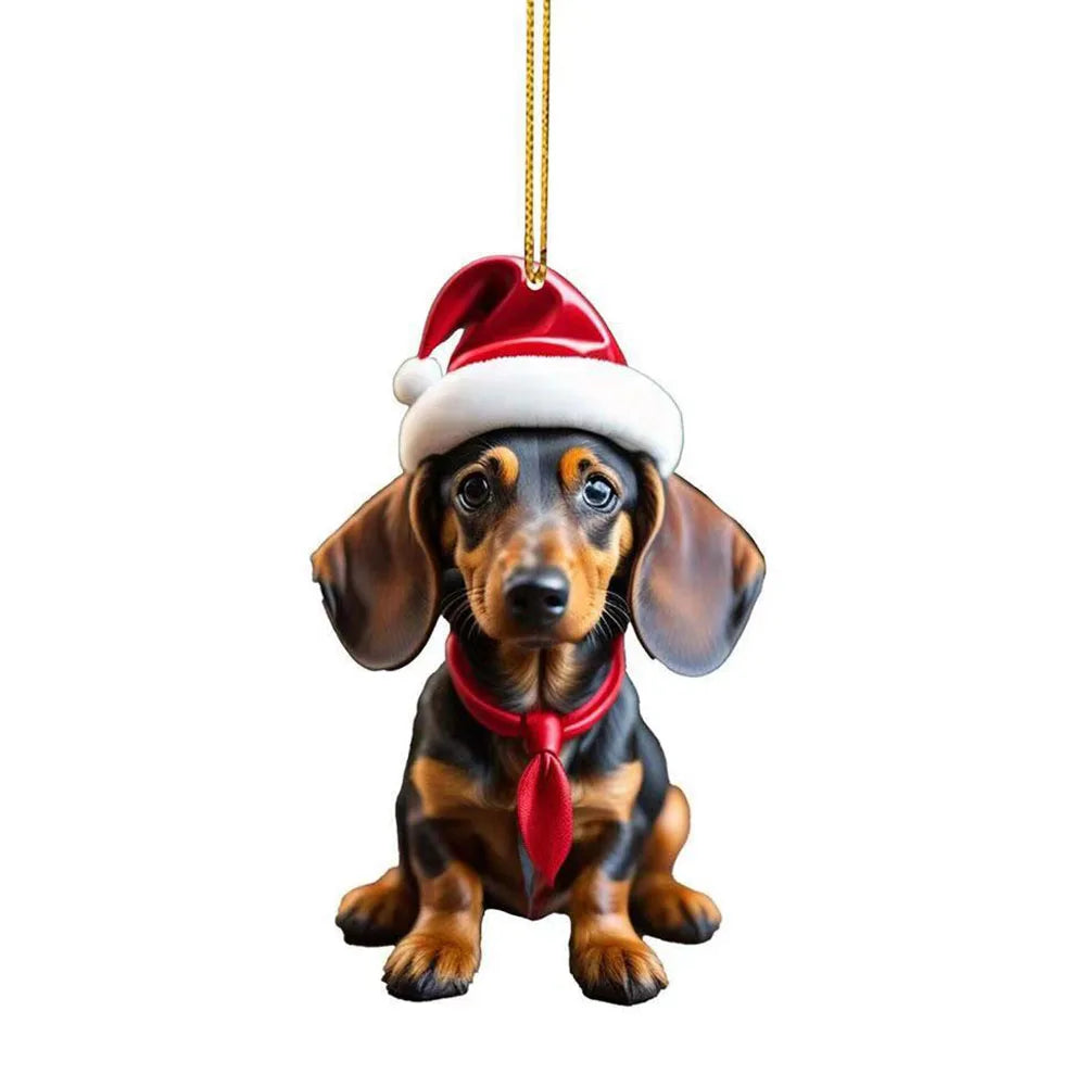 Christmas Dog Ornament