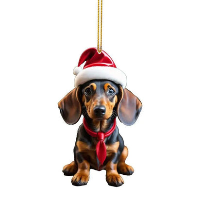Christmas Dog Ornament