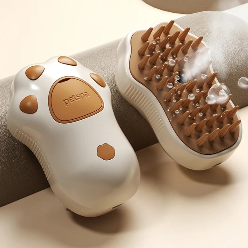 3 in 1 Steamy Pet Dog and Cat Steam Brush