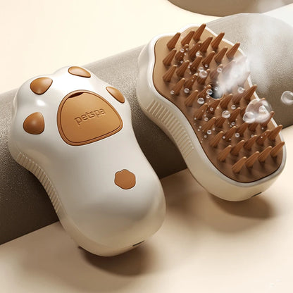3 in 1 Steamy Pet Dog and Cat Steam Brush
