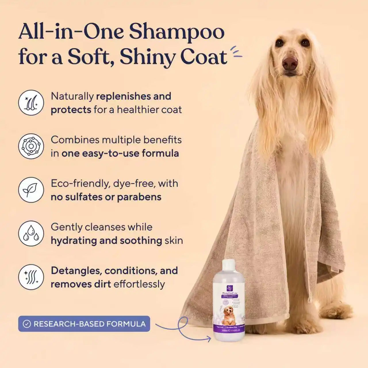 Dog Shampoo and Conditioner | Puppy Shampoo for Sensitive Skin |