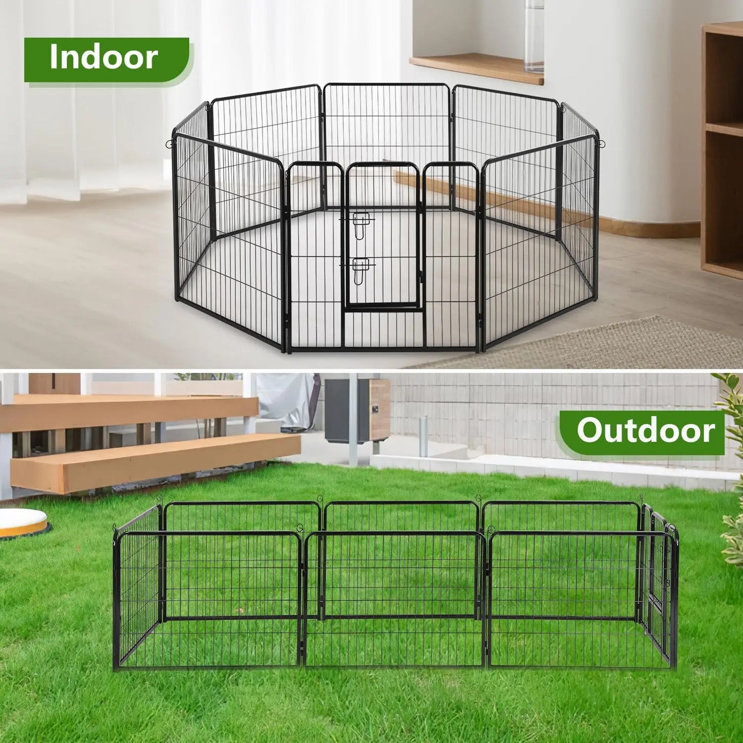Dog Playpen, 40 Inch, 8 Panels