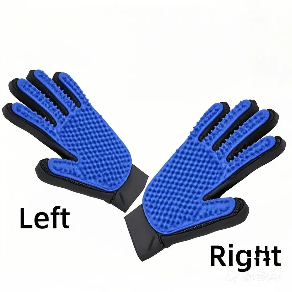 Pet Hair Glove Comb, Deshedding Hair Remover