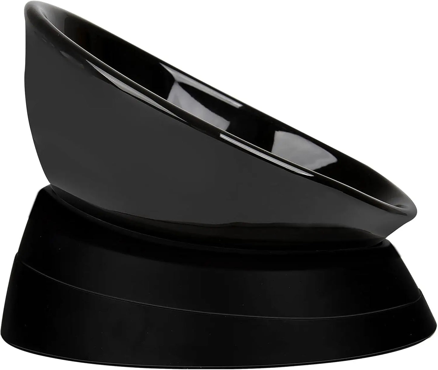 Anti-Slip Ceramic Pet Bowl with Adjustable Slope