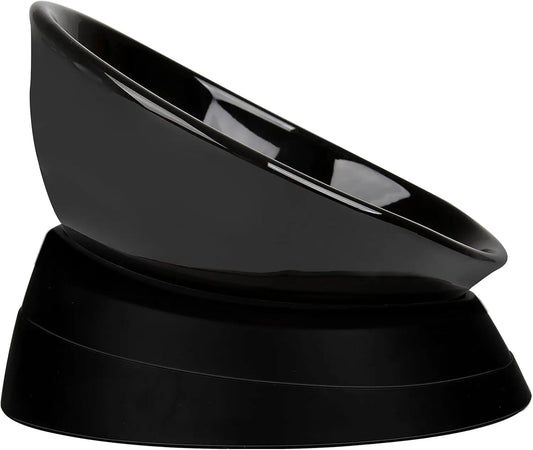 Anti-Slip Ceramic Pet Bowl with Adjustable Slope