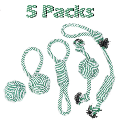 12Pcs Large Dog Toy Sets Chew Rope