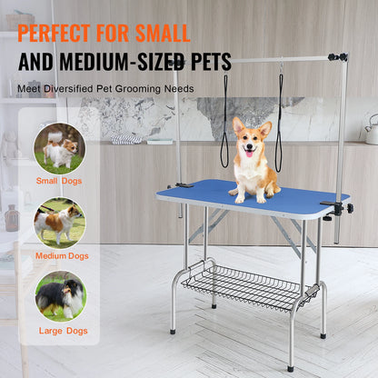Pet Grooming Table Two Arms w/ Clamp