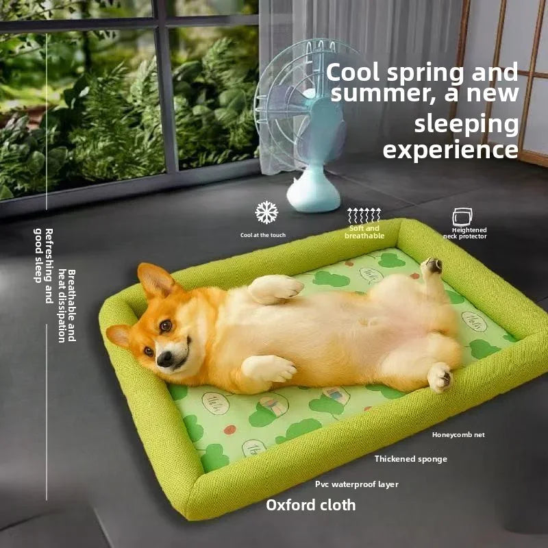 Cooling Puppy Bed Summer Dog Supplies Mat