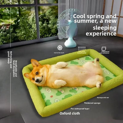 Cooling Puppy Bed Summer Dog Supplies Mat