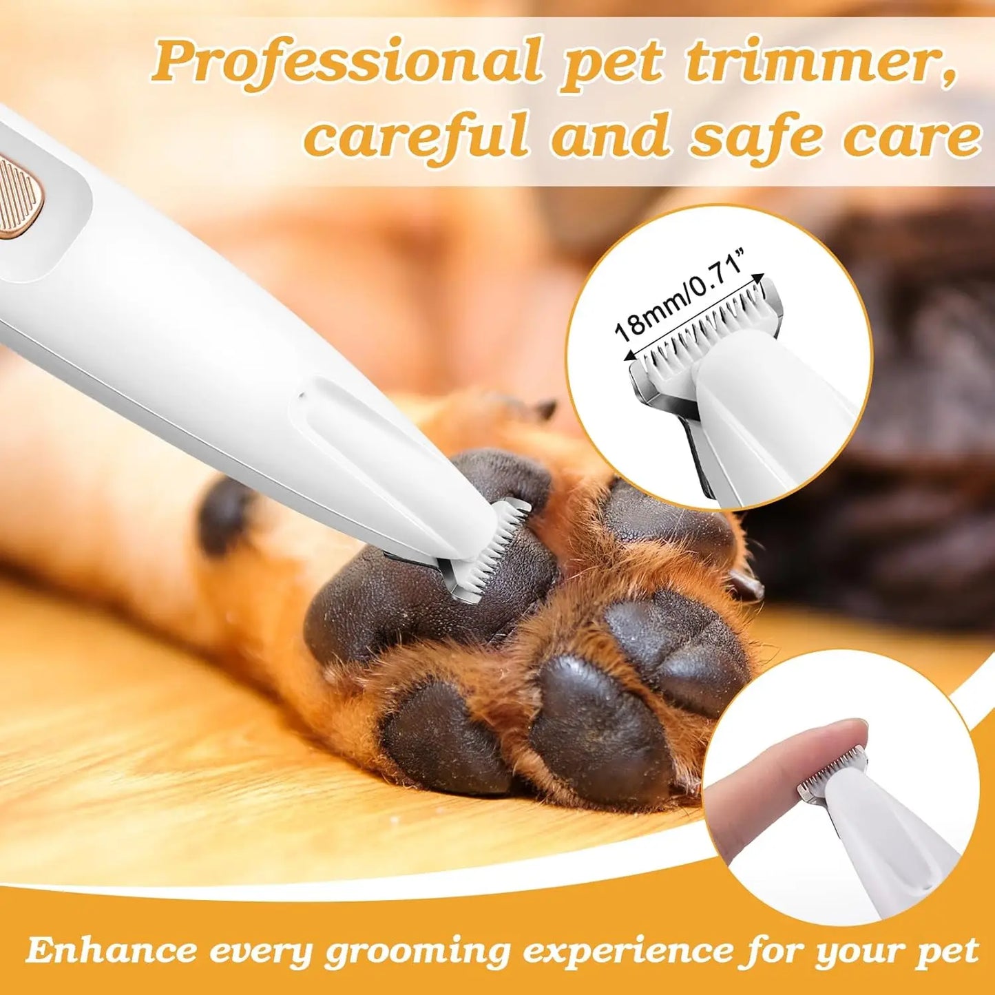 Upgraded Electric Dog Clippers with LED Display