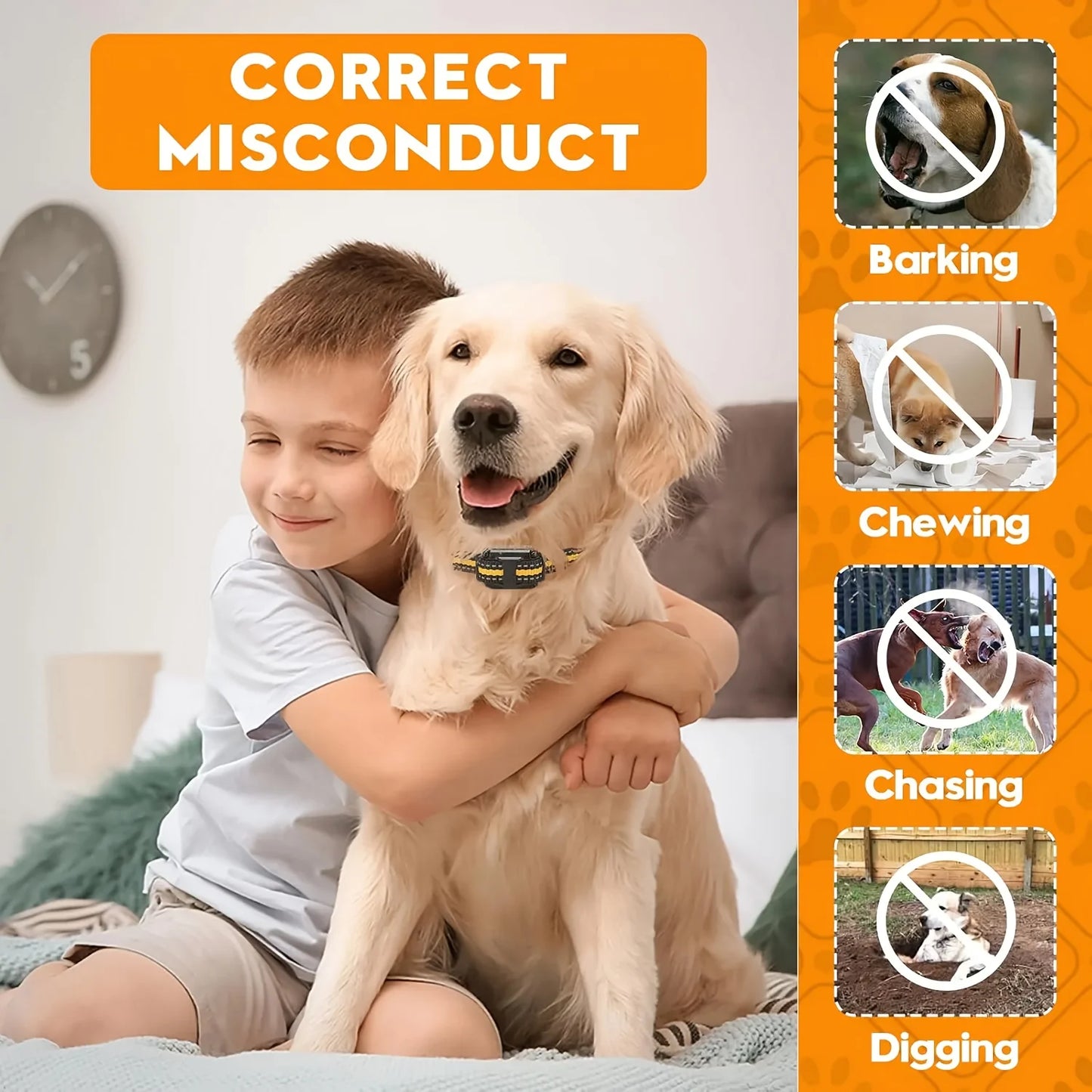 Electric Dog Training Collar Rechargeable