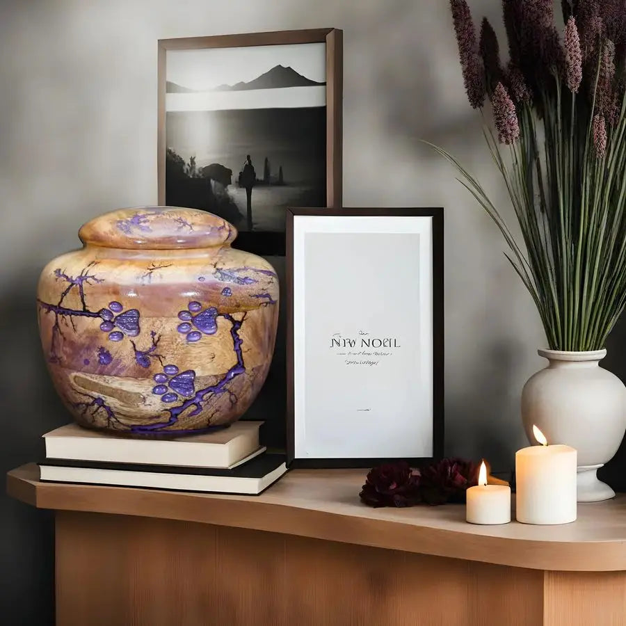 Wooden Urn for Pet Ashes