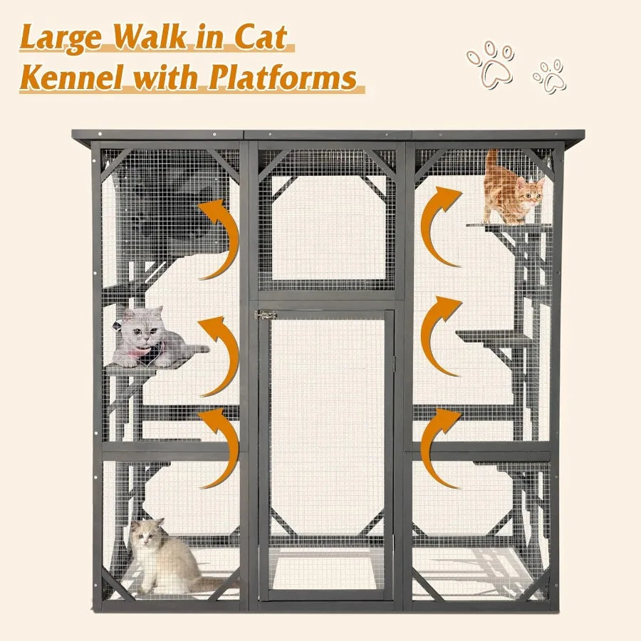 Cat Enclosure Large Outdoor Catio