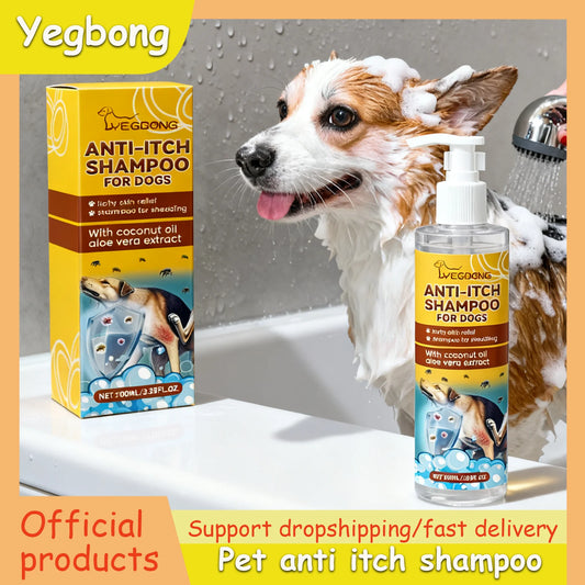Dog Shampoo for Itchy Skin - Fast Relief, Nourishing & Hydrating,
