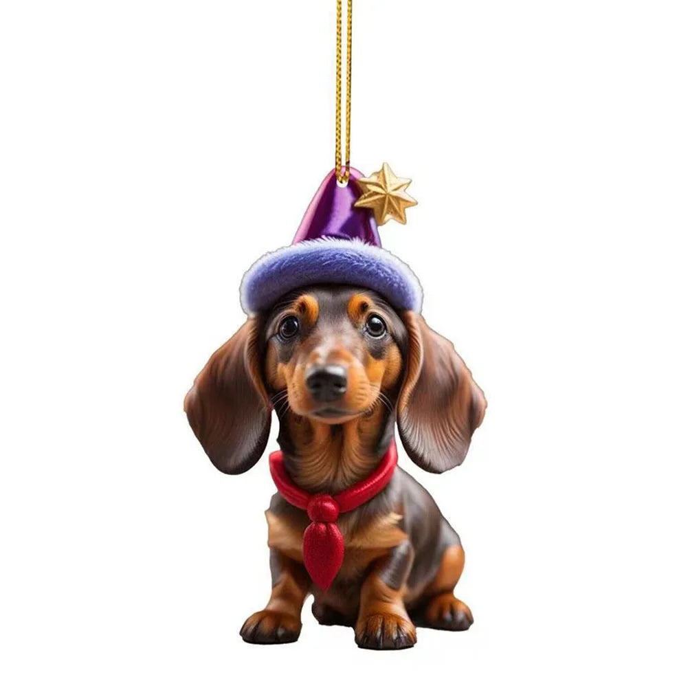 Christmas Dog Ornament