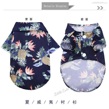 Hawaiian Pineapple Pet Shirt