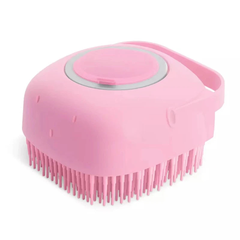 2-in-1 Pet Dog Cat Bath Brush