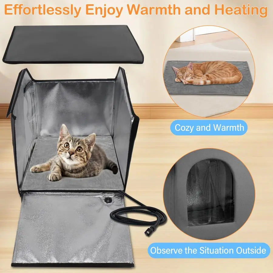 Heated Outdoor Cat House