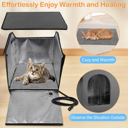 Heated Outdoor Cat House