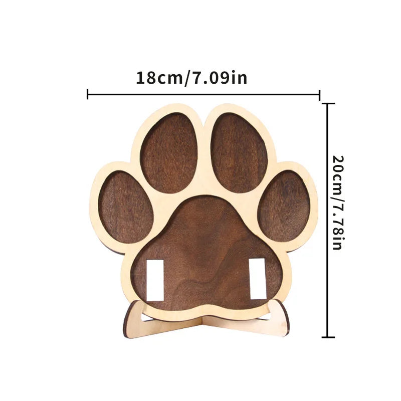 Unique 2D Flat Printing Pet Memorial Wooden Ornament