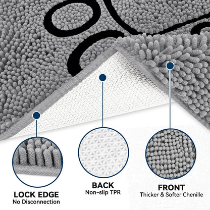 Super Absorbent Dog Door Mat, Moisture Control