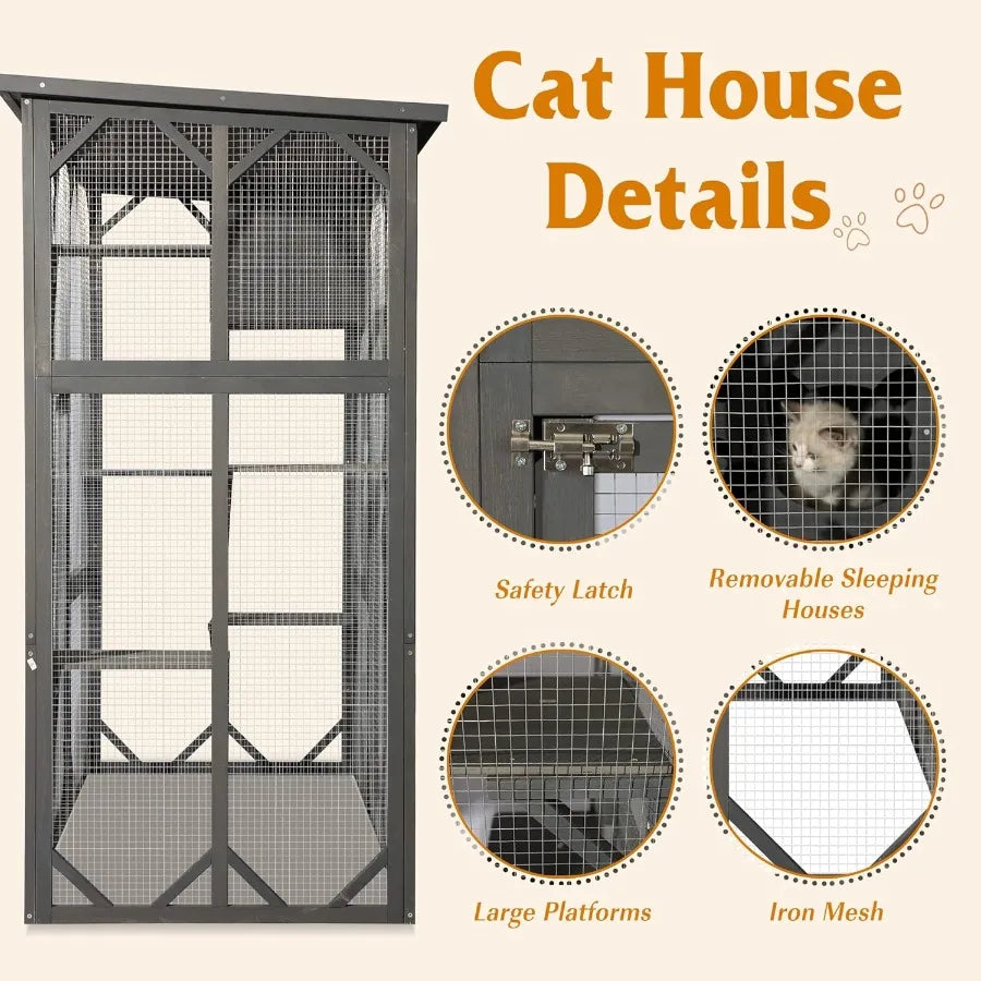 Cat Enclosure Large Outdoor Catio