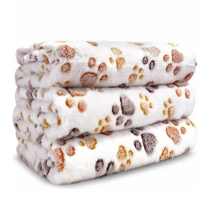 1Pc Super Soft Fluffy Fleece Pet Blanket