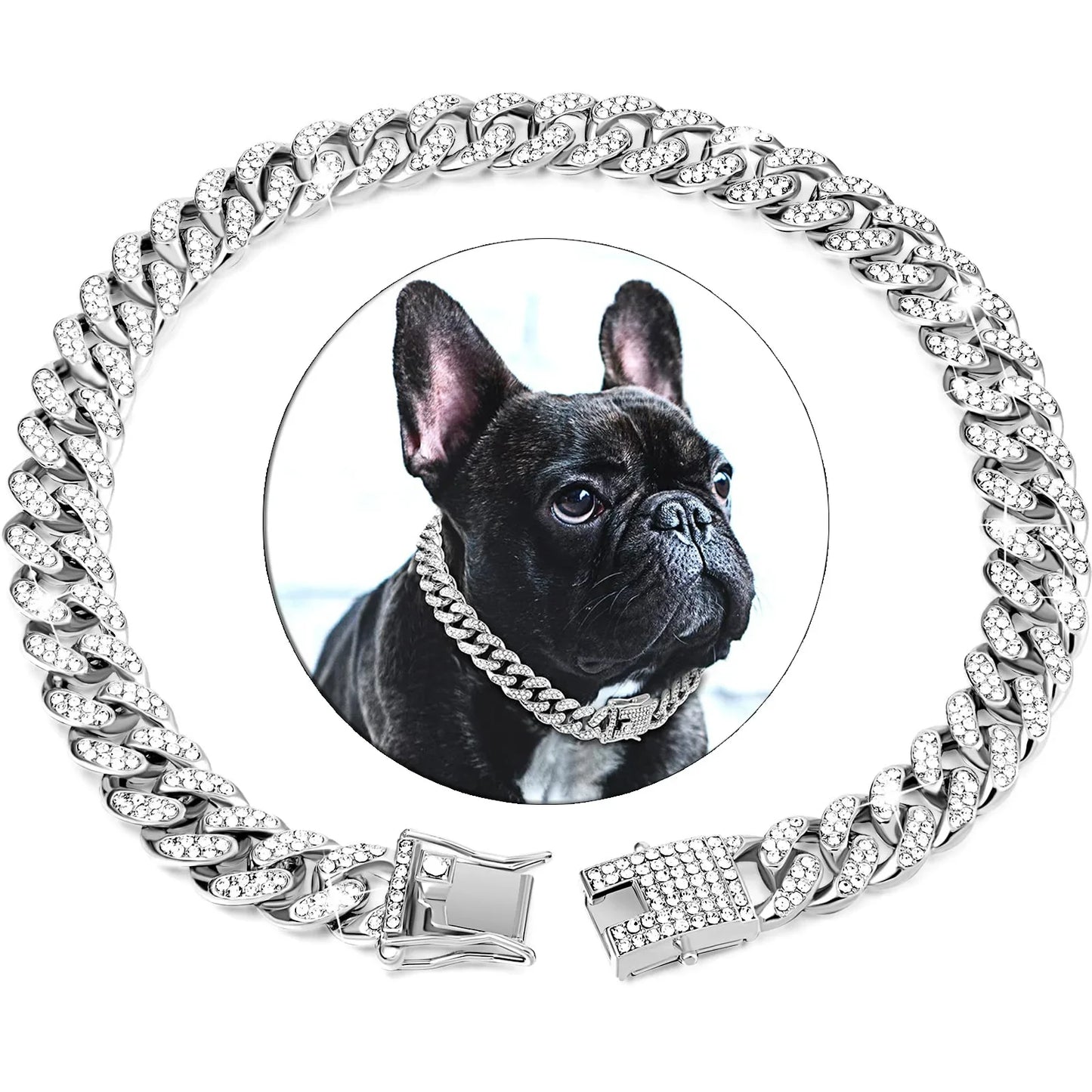 Dog Chain Diamond Cuban Collar
