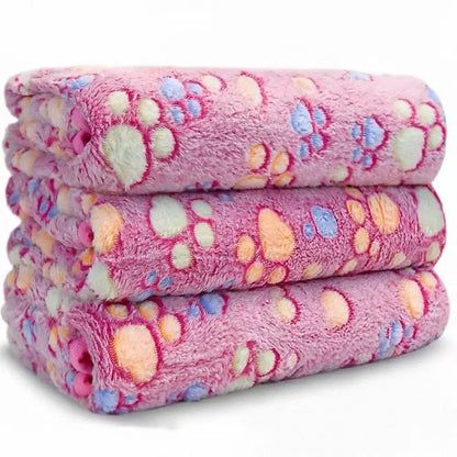 1Pc Super Soft Fluffy Fleece Pet Blanket