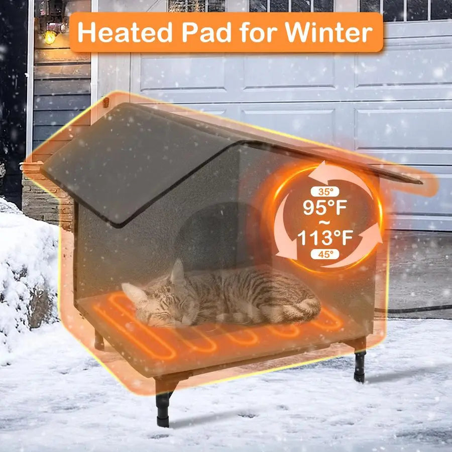 Heated Outdoor Cat House