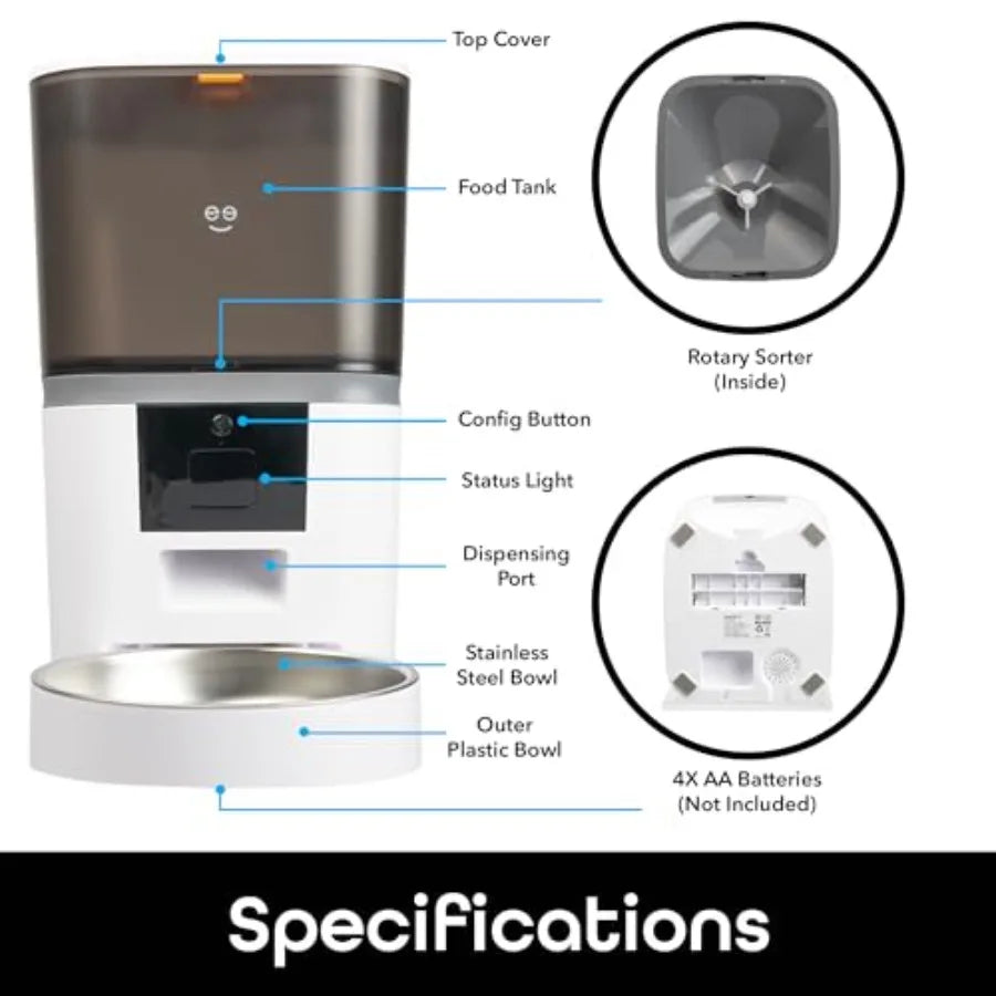 6L Smart Pet Feeder Automatic