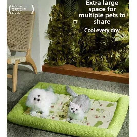 Cooling Puppy Bed Summer Dog Supplies Mat