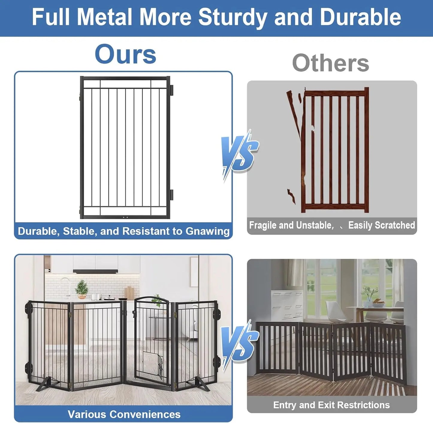 32" Tall Foldable Pet Gate