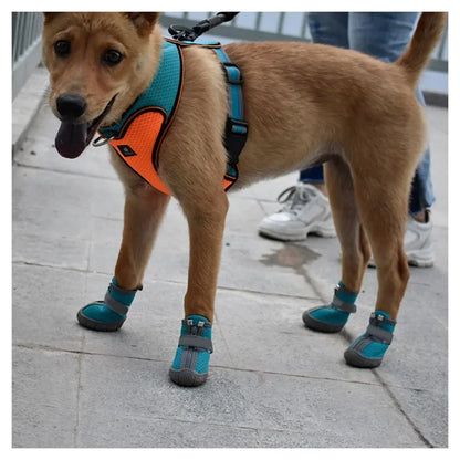 Mesh Breathable Anti-Slip Dog Boots for Small Dogs