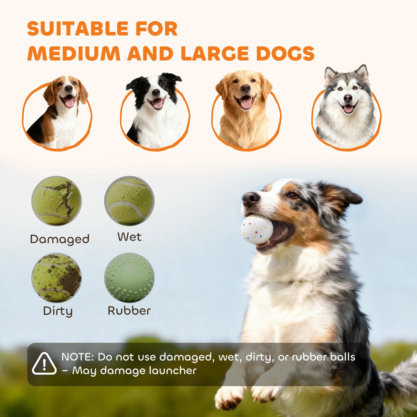 Automatic Dog Ball Launcher Toy with Remote