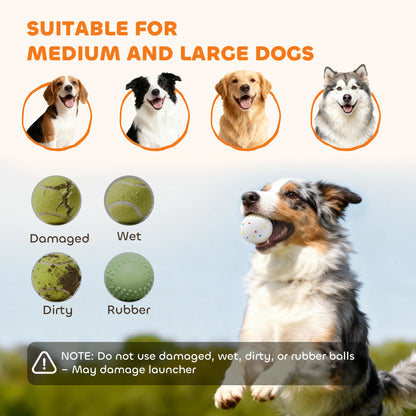 Automatic Dog Ball Launcher Toy with Remote