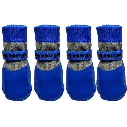 4PCS Waterproof Winter Dog Shoes