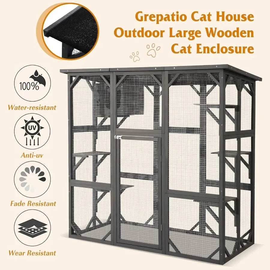 Cat Enclosure Large Outdoor Catio