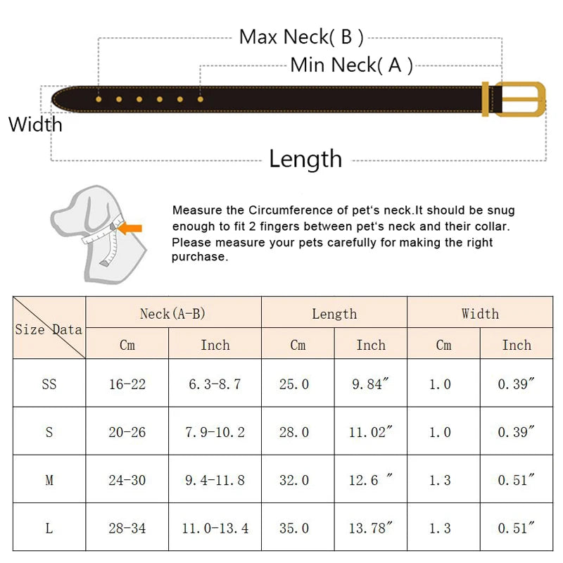 Fashion Cat Collar with Rhinestones