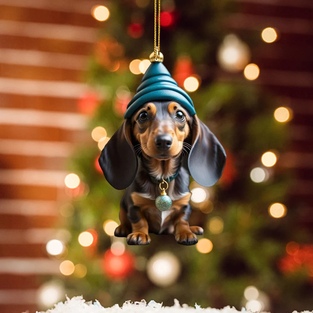 Christmas Dog Ornament