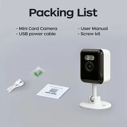 4PC Smart 1080p Wi-Fi Smart Home Security Camera 2MP,