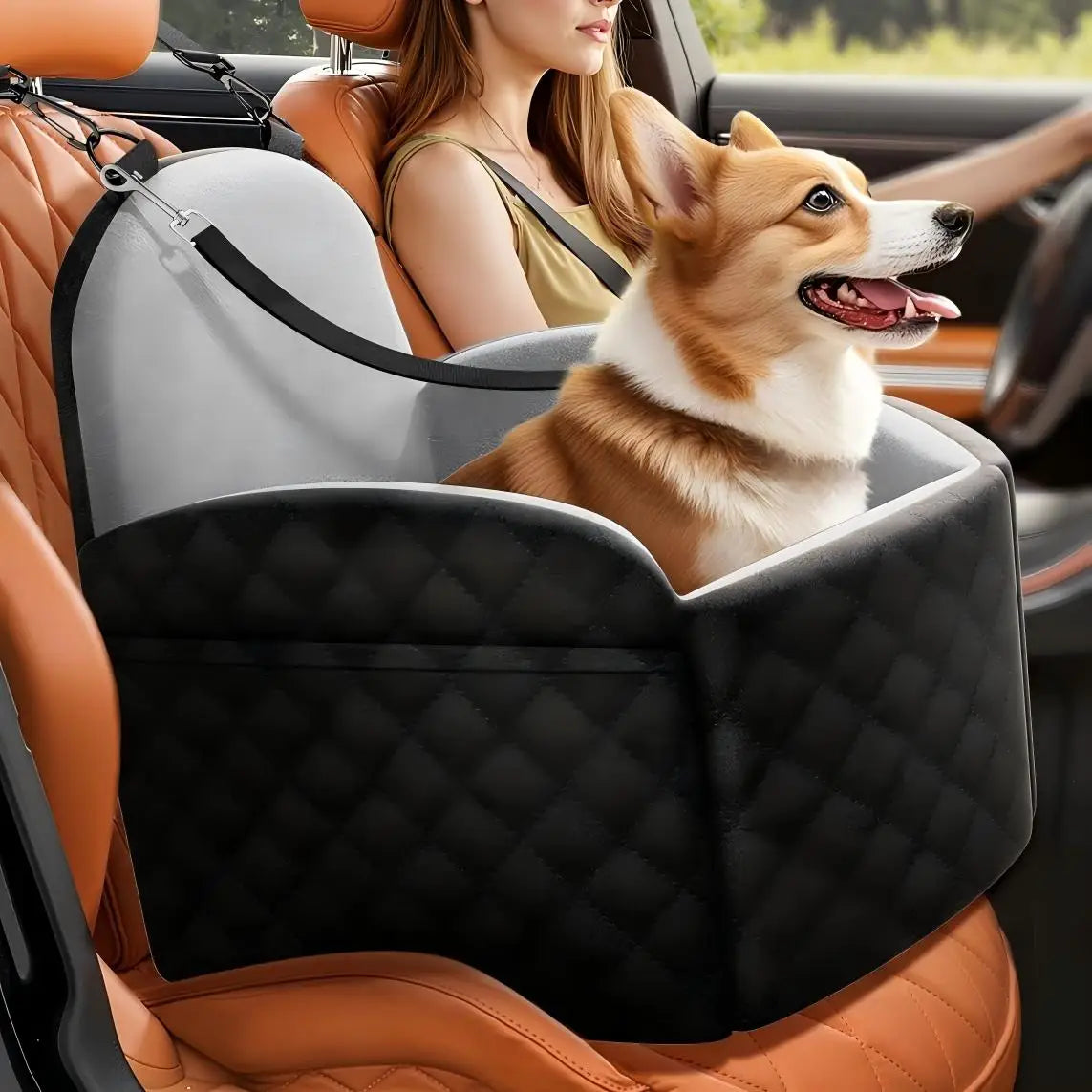 Dog Car Seat for Small/Medium/Large Dogs