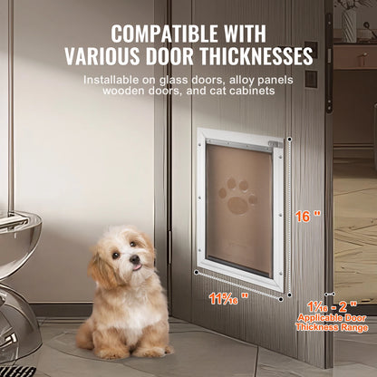 With Flap System Weatherproof Doggy Door