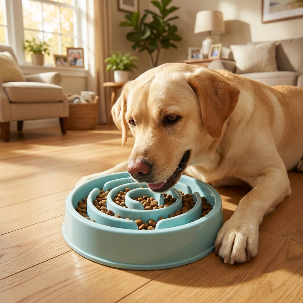 Maze Slow Feeder Dog Bowl