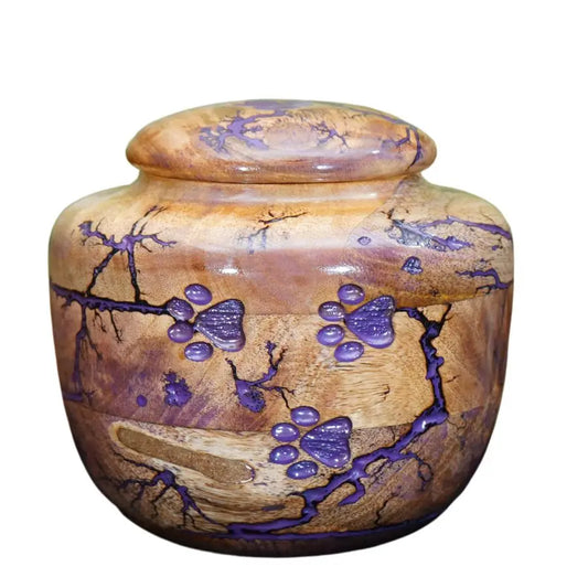 Wooden Urn for Pet Ashes