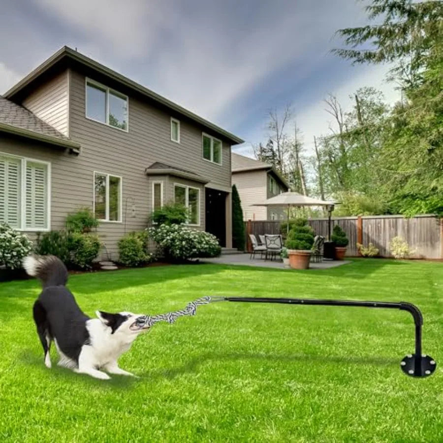 Tether Tug Outdoor Dog Toy Interactive Exercise