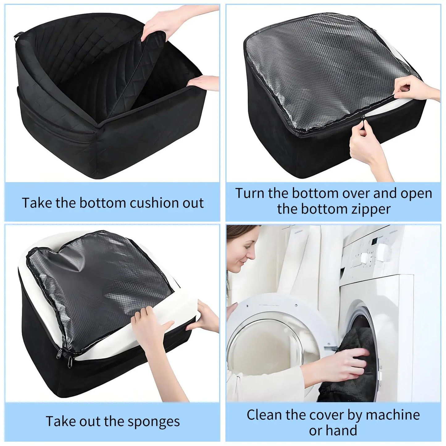 Dog Booster Car Seat,  Safety Belt Puppies  30-35 LB